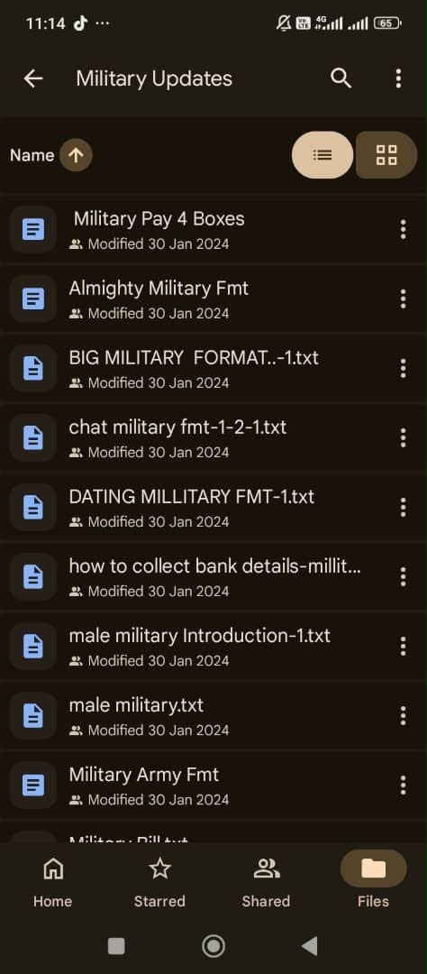 Military Update!!!