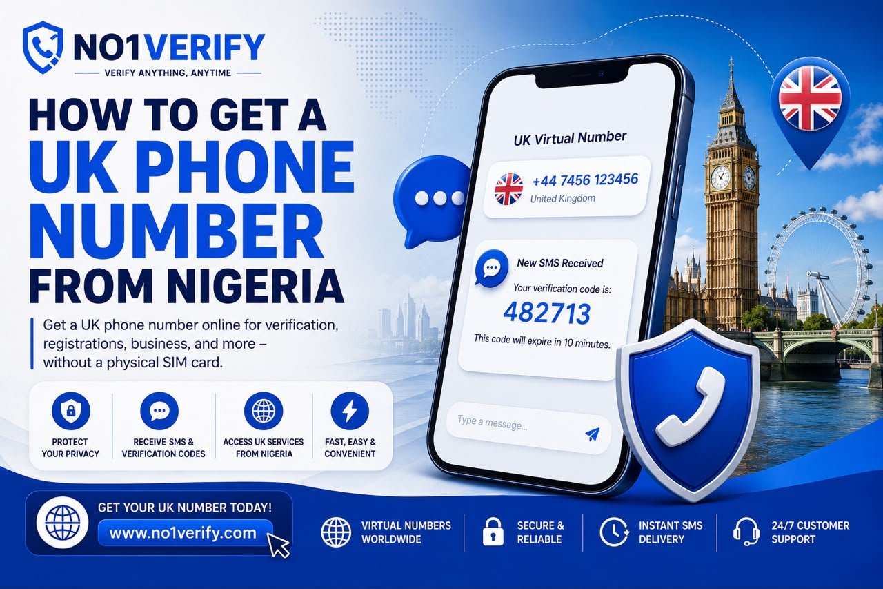 How to get a UK phone number from Nigeria